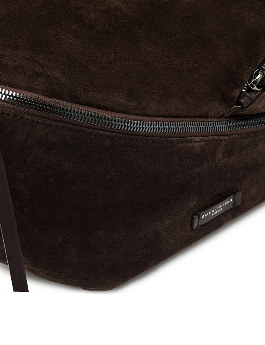 borsa suede shania moka - gianni chiarini - shopper