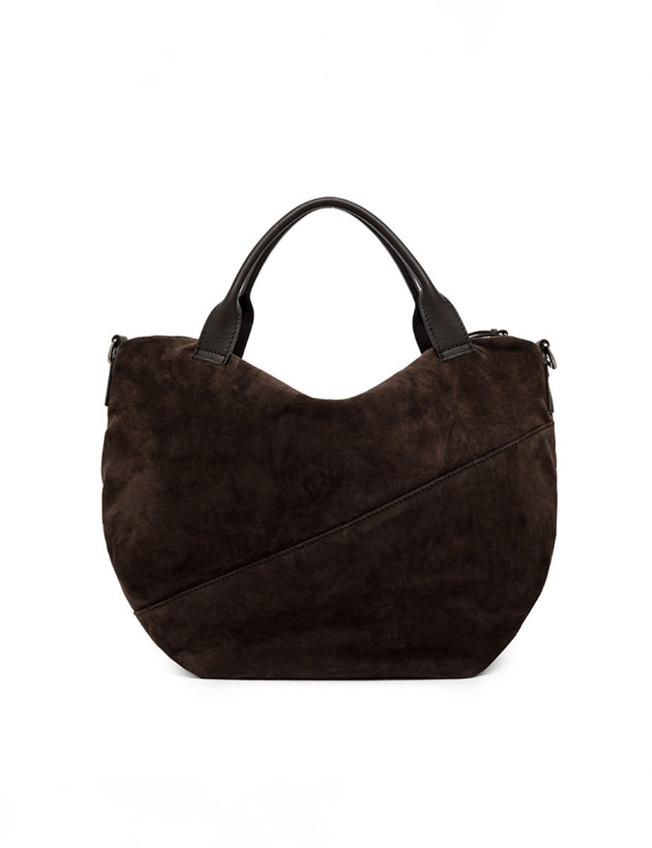 borsa suede shania moka - gianni chiarini - shopper