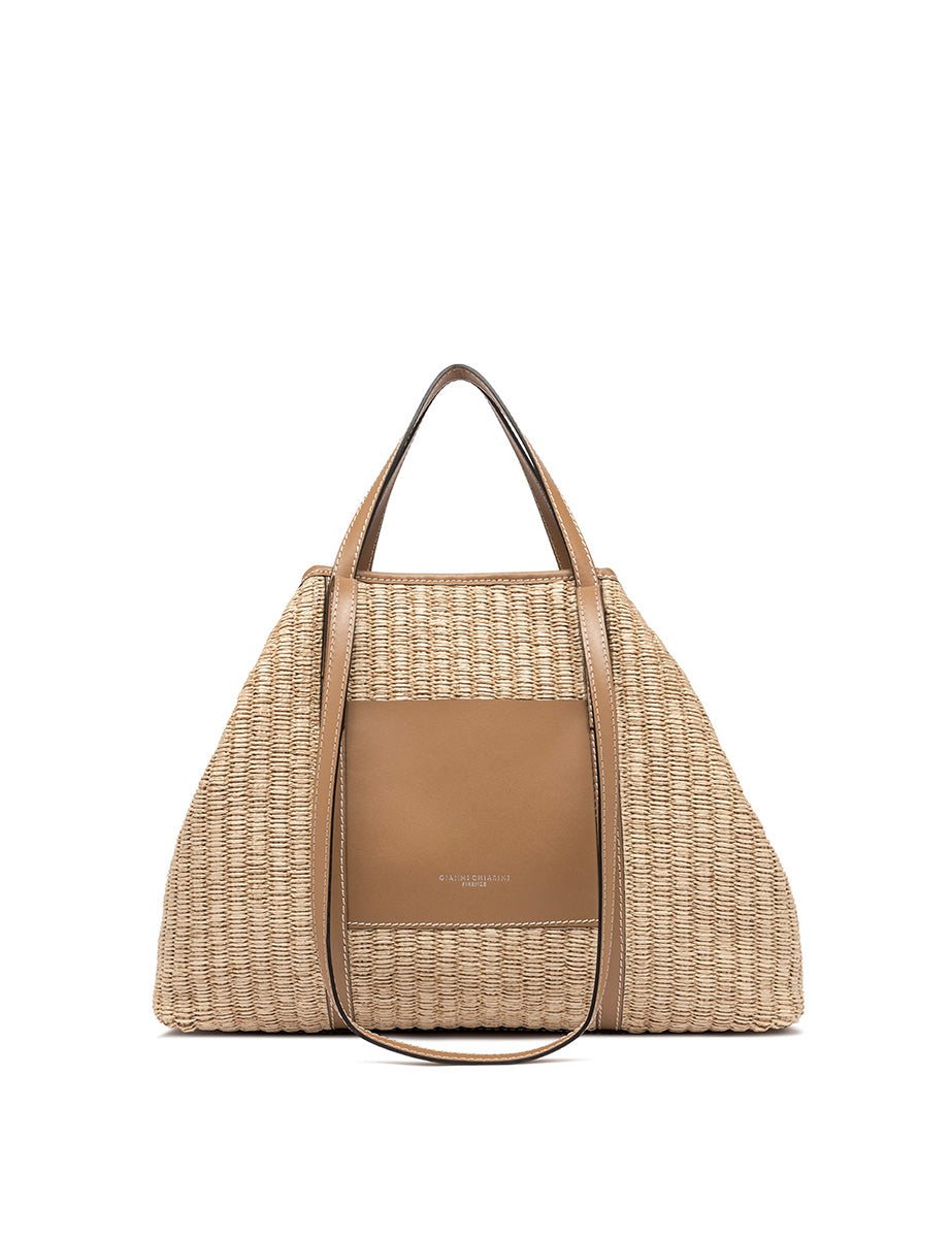 borsa superlight naturale cuoio - gianni chiarini - shopper