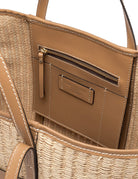 borsa superlight naturale cuoio - gianni chiarini - shopper