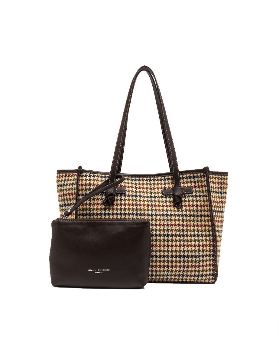 borsa tessuto marcella beige - gianni chiarini - shopper