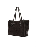 borsa tessuto marcella marrone scuro - gianni chiarini - shopper
