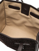 borsa tessuto marcella marrone scuro - gianni chiarini - shopper