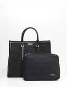 borsa tessuto ossidiana black - my best bag - shopper