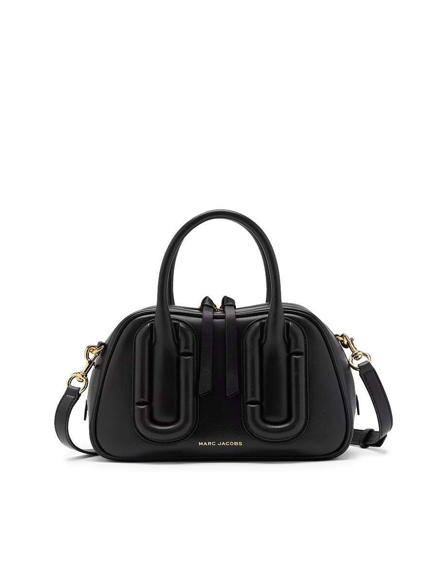 borsa the bauletto top handle pelle nero - marc jacobs - shopper