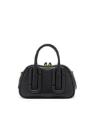 borsa the bauletto top handle pelle nero - marc jacobs - shopper