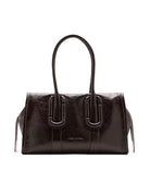 borsa the carryall city tote pelle marrone cioccolato - marc jacobs - shopper