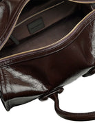 borsa the carryall city tote pelle marrone cioccolato - marc jacobs - shopper
