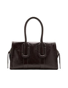 borsa the carryall city tote pelle marrone cioccolato - marc jacobs - shopper