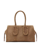 borsa the carryall city tote suede marrone nocciola - marc jacobs - shopper