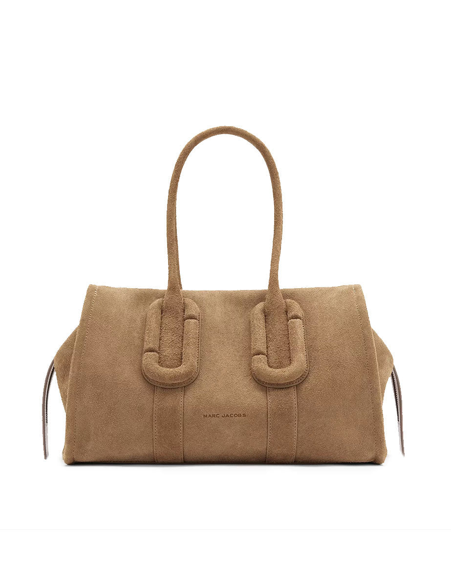 borsa the carryall city tote suede marrone nocciola - marc jacobs - shopper