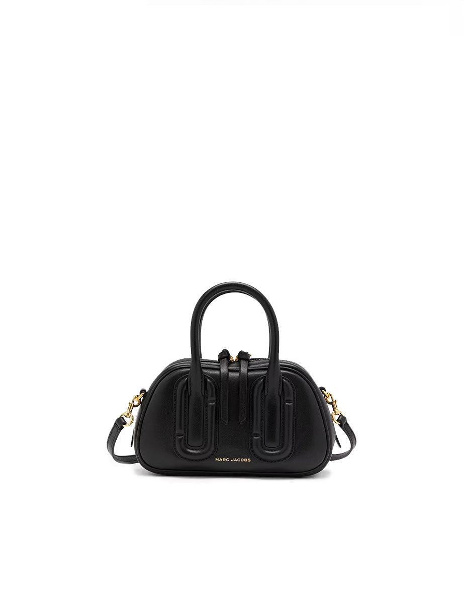borsa the micro bauletto pelle nero - marc jacobs - clutch