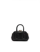 borsa the micro bauletto pelle nero - marc jacobs - clutch