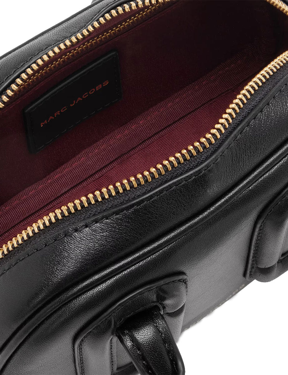borsa the micro bauletto pelle nero - marc jacobs - clutch