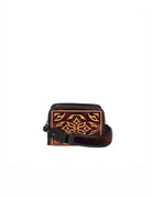 borsa tracolla velluto ricamo tabac - my best bag - clutch