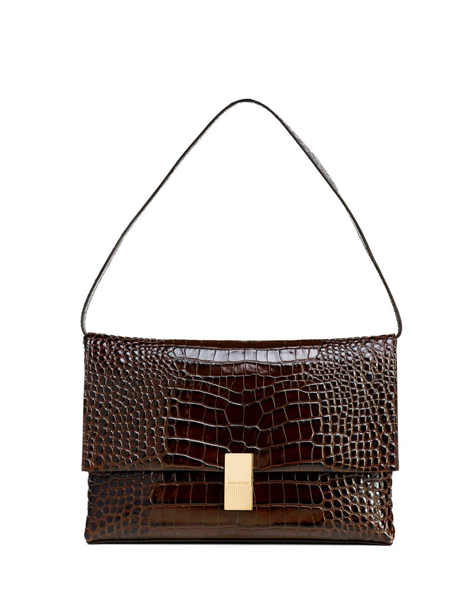 borsa triangolo cocco brown - Frida SRL