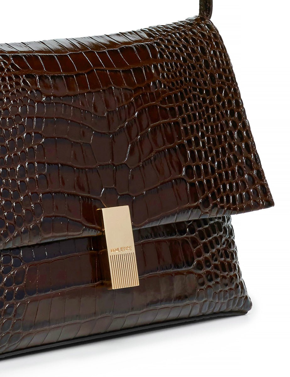 borsa triangolo cocco brown - Frida SRL