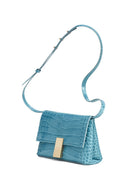 borsa triangolo small light blue - Frida SRL