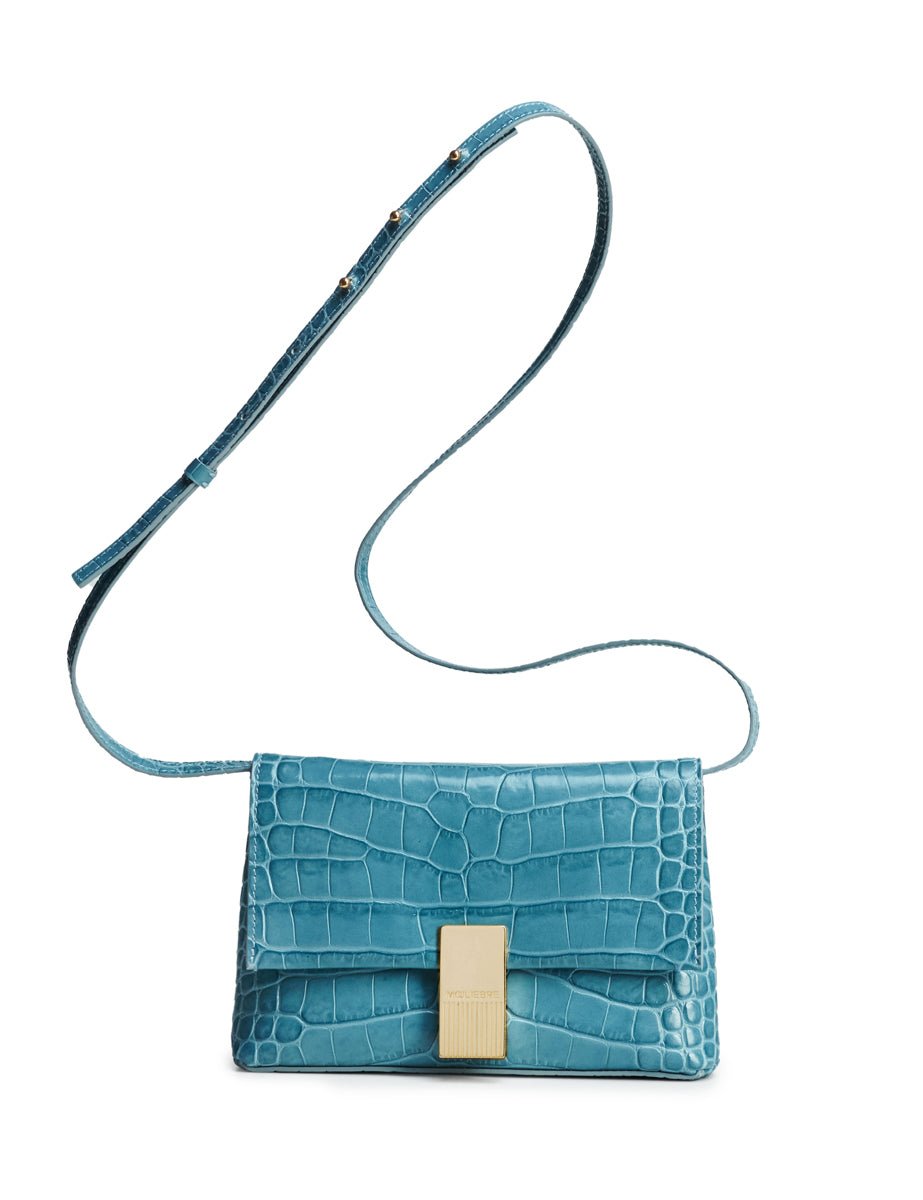 borsa triangolo small light blue - mouliebre - shopper