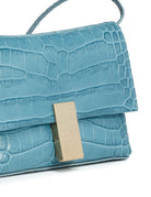 borsa triangolo small light blue - Frida SRL