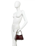 borsa vernice penelope wine berry - gianni chiarini - clutch