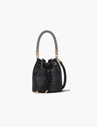 bucket bag leather nero - Frida SRL