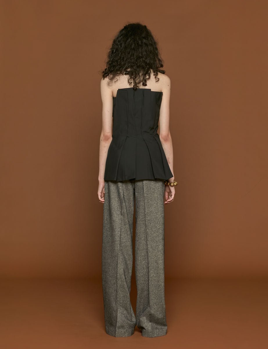 bustier black - rohe - top