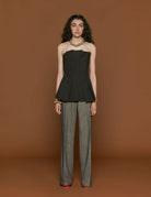 bustier black - rohe - top