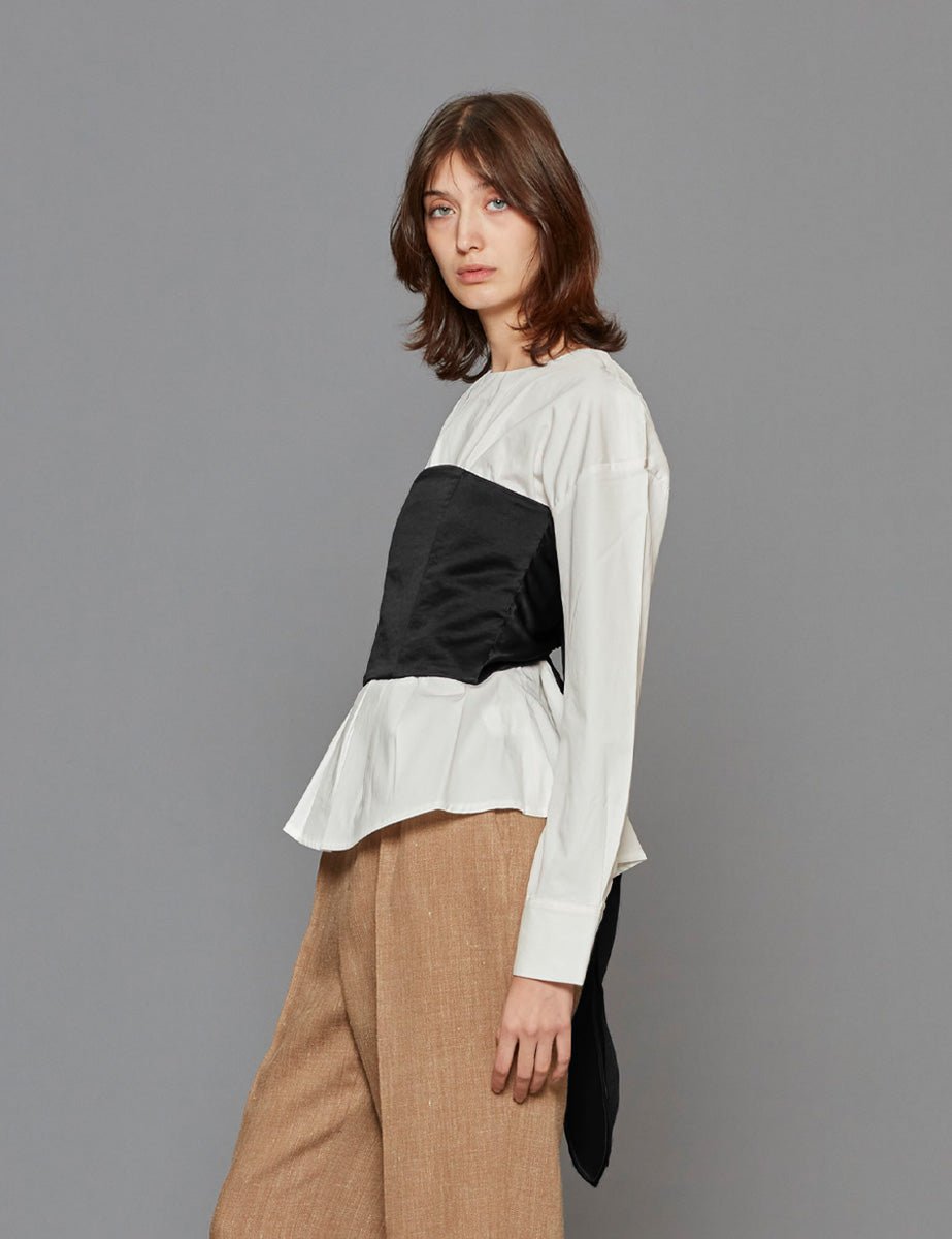 bustier duchesse nero - forte forte - top