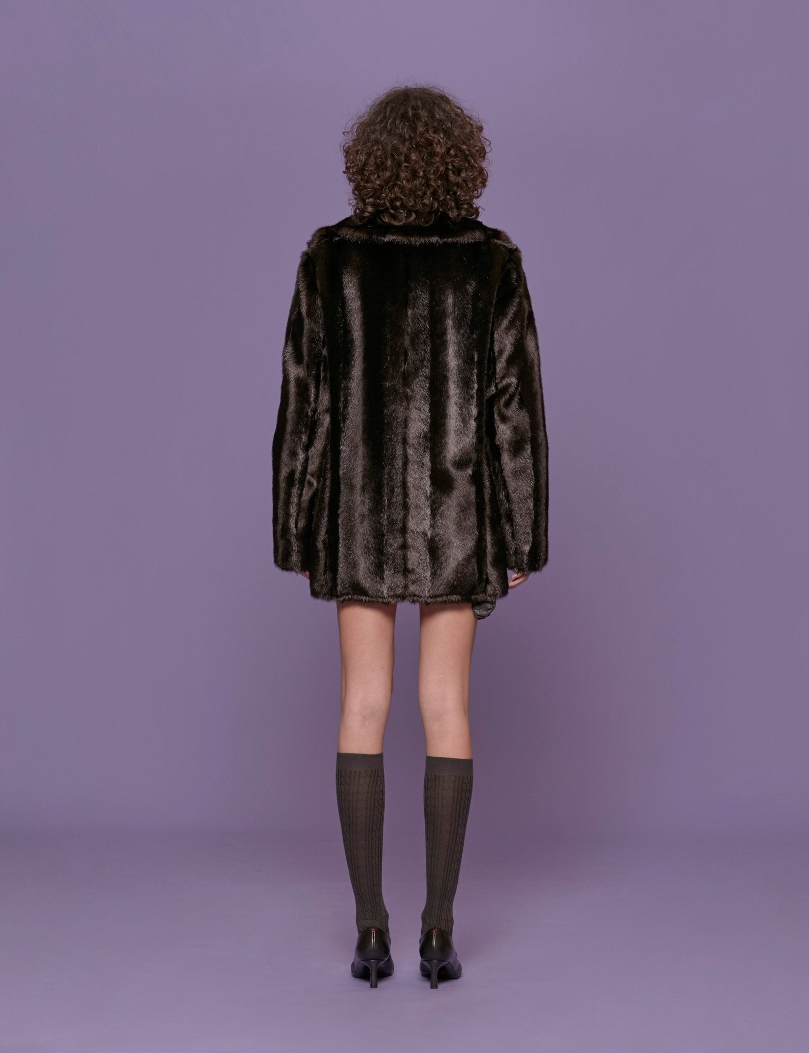 caban ecofur moro - n21 alessandro dell'acqua - pelliccia