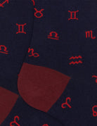 calze alte segni zodiacali oltremare - gallo - calze