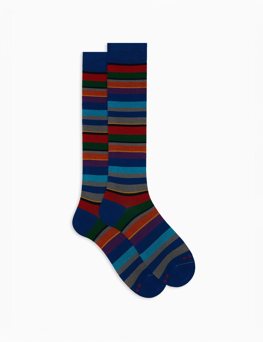 calze mid riga multicolor cosmo - gallo - calze