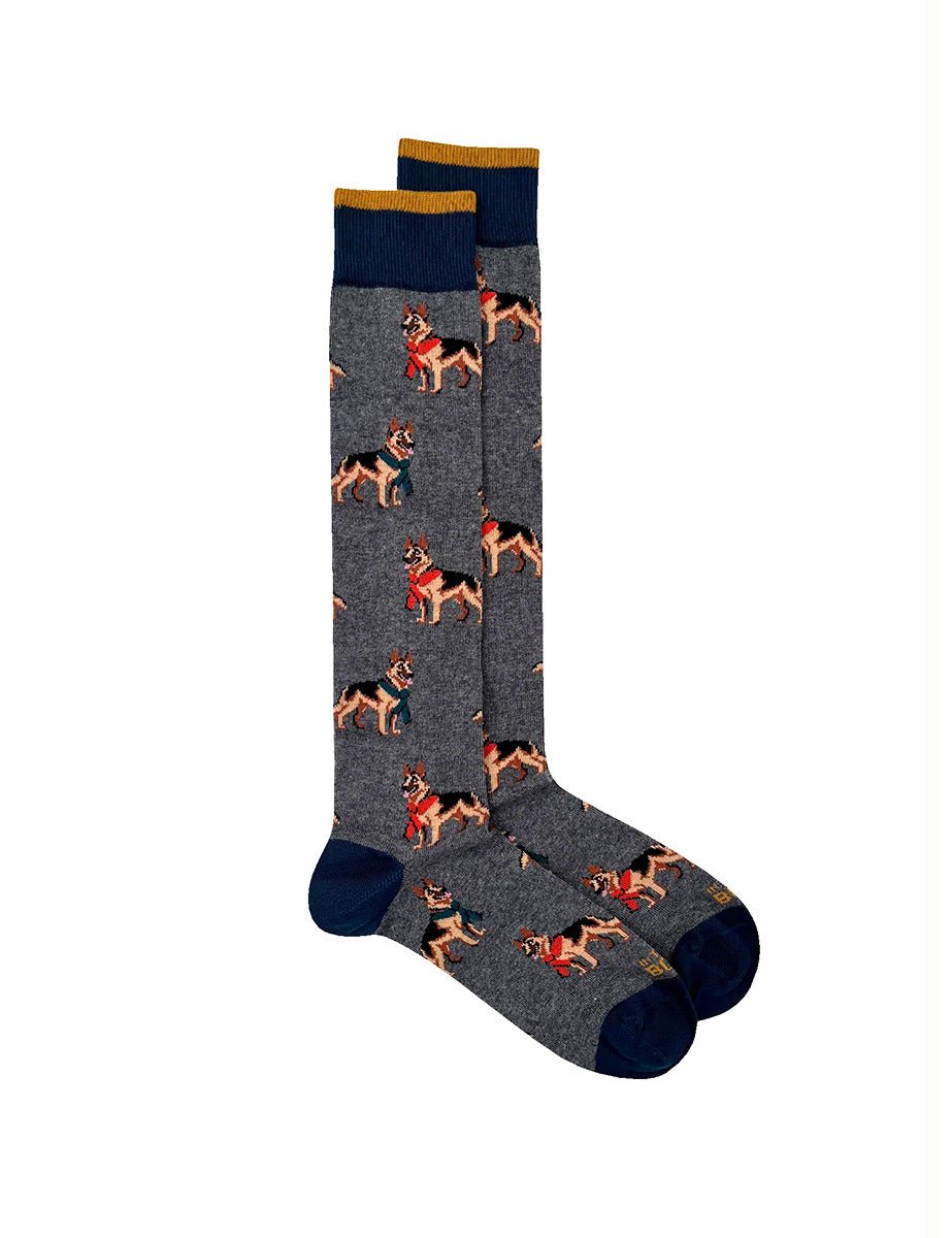 calze pastore tedesco grigio scuro - in the box - calze