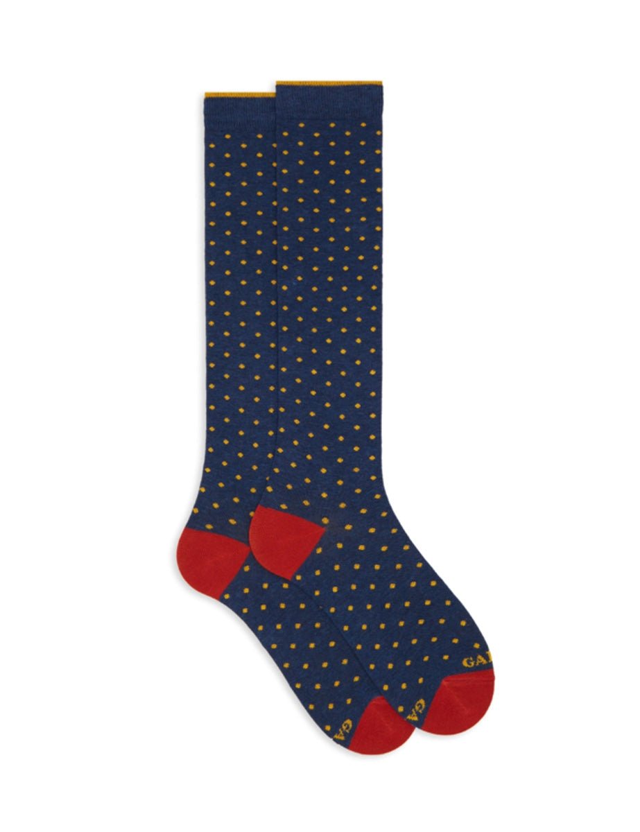 calze pois piccoli jeans - gallo - calze