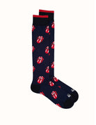 calze rolling stones blu navy - in the box - calze