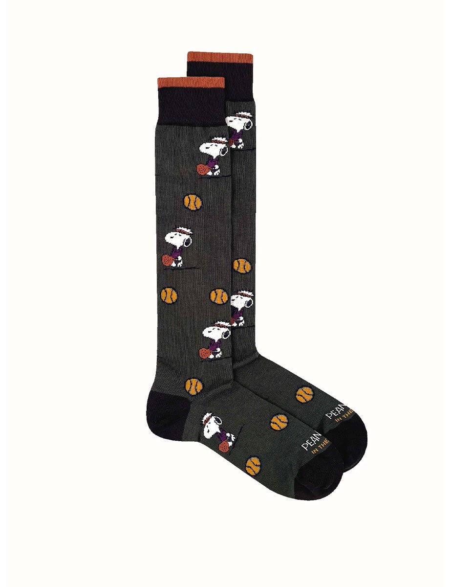 calze snoopy paddle verde militare - in the box - calze