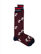 calze snoopy running prugna - in the box - calze