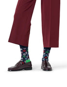 calze snow flakes navy - happy socks - calze