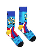 calze super dad azzurro - happy socks - calze