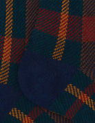 calze tartan navy - gallo - calze
