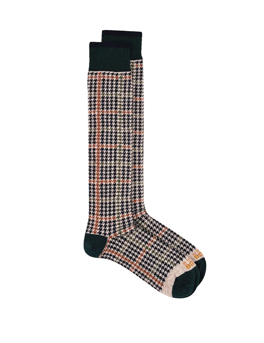 calze tweed verde multicolor - in the box - calze