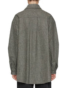 camicia ariel oversized vichy black white - Frida SRL