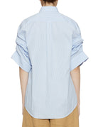 camicia buba riga bianco azzurro - jejia - camicia manica corta