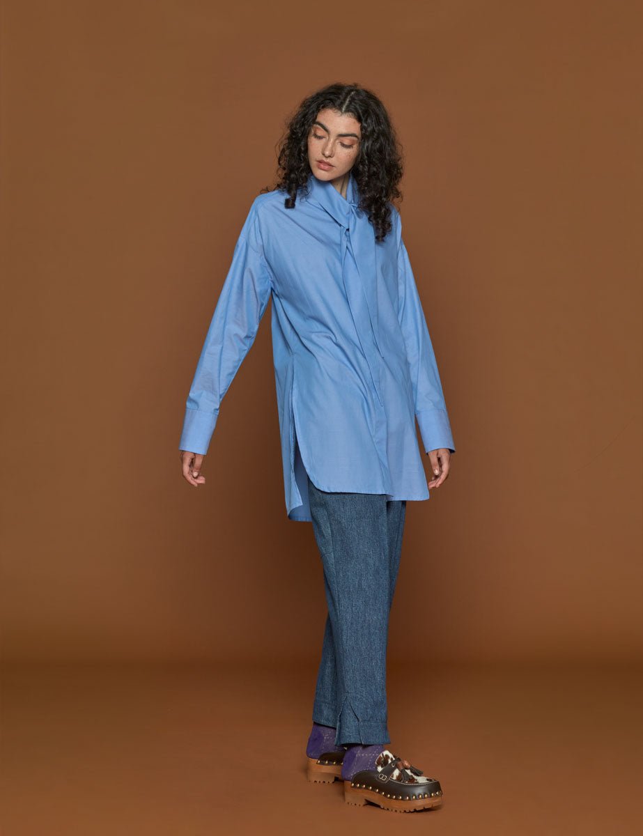 camicia carlo azzurro - jejia - camicia manica lunga