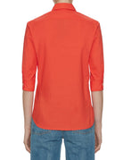 camicia cotone aperol - blufrida - camicia manica corta