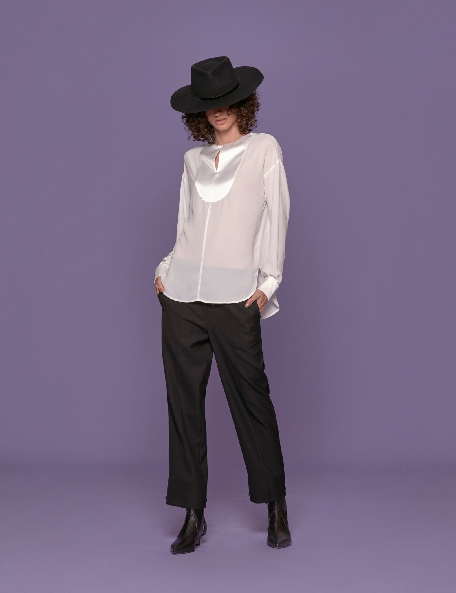 camicia davantino bianco - Frida SRL