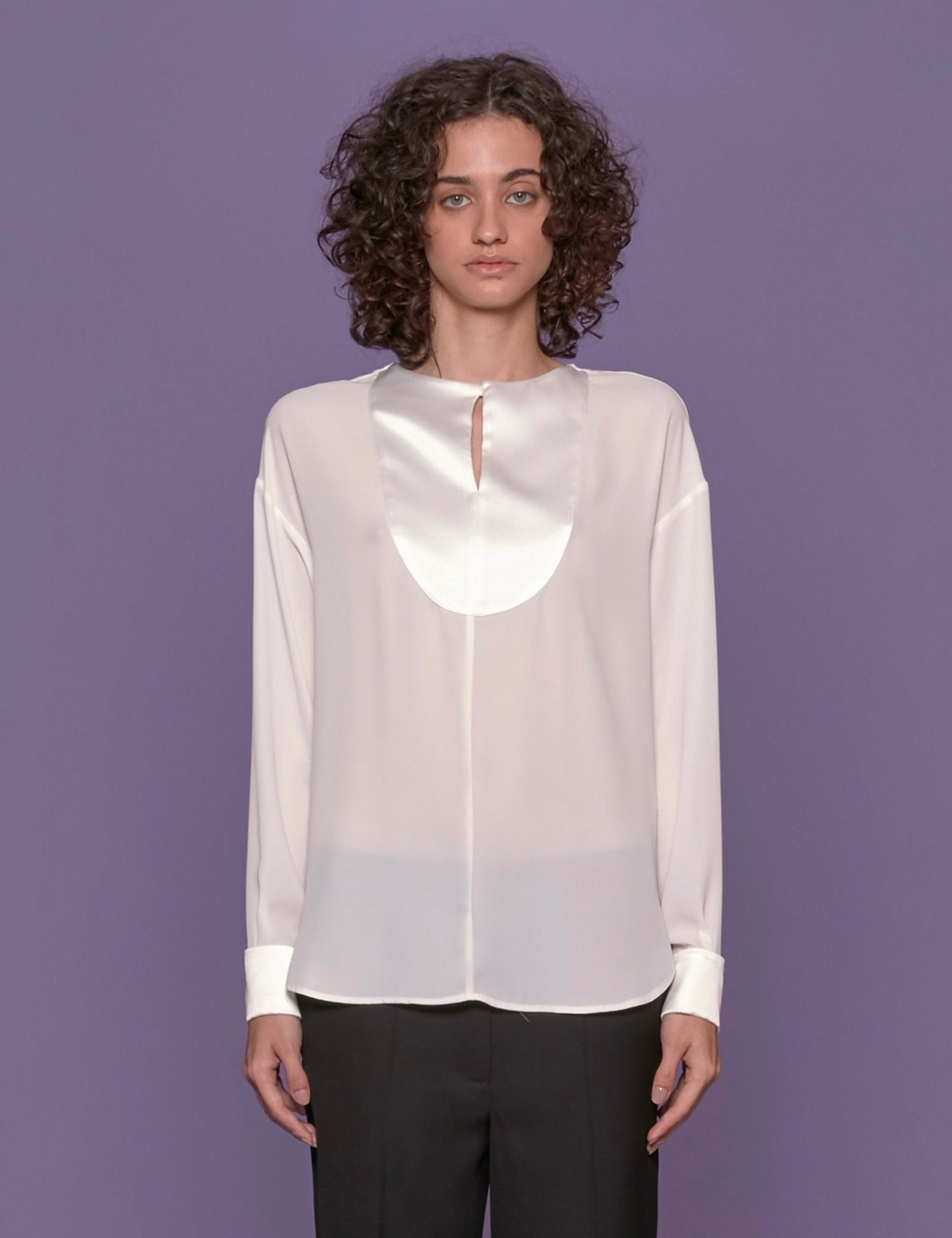 camicia davantino bianco - Frida SRL