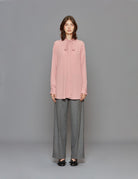camicia fiocco cipria - Frida SRL