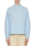 camicia livi cotone tasche sky blue - jejia - camicia manica lunga