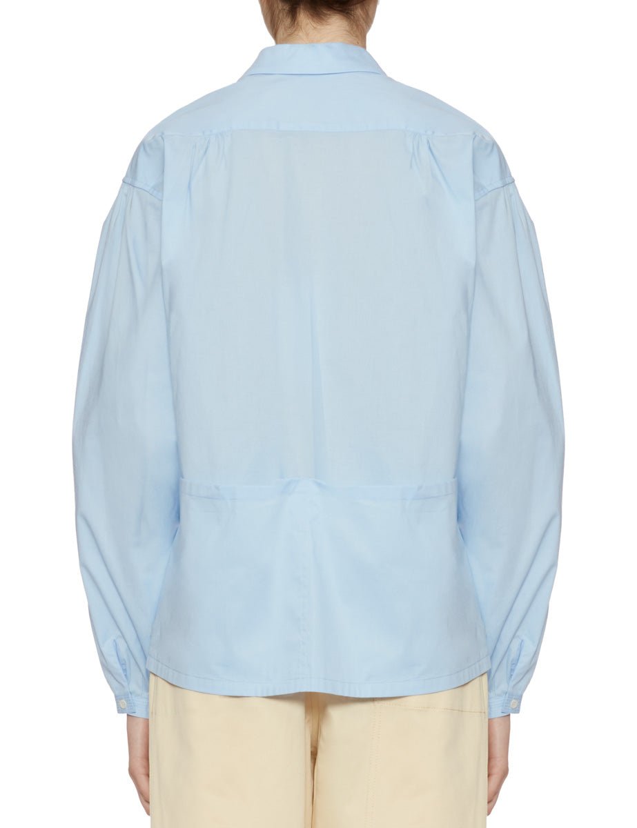camicia livi cotone tasche sky blue - jejia - camicia manica lunga